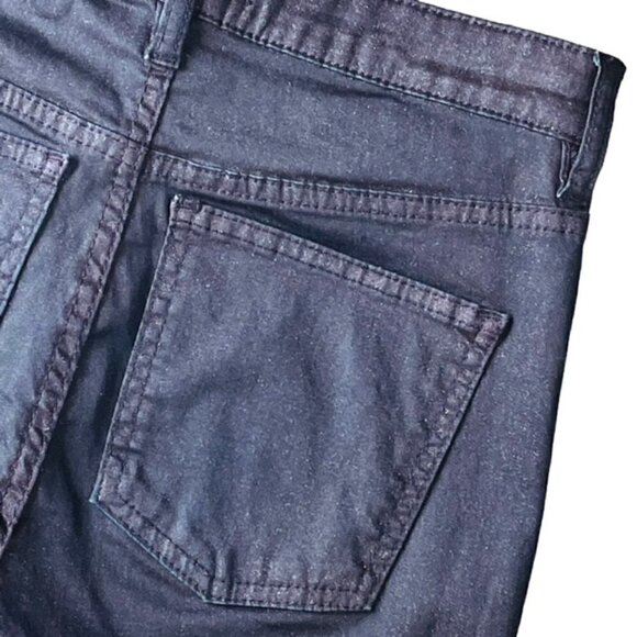 FREE PEOPLE Burgundy Sparkle Skinny Jeans - Size 24 - Picture 7 of 9